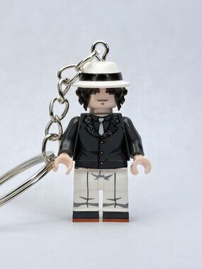 Demon Slayer Kibutsuji Muzan Custom Minifigure Keychain